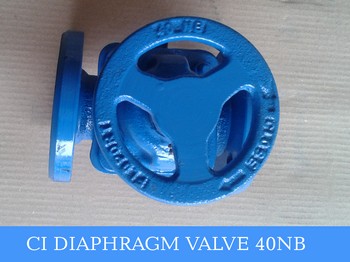 CI DIAPHRAGM VALVE 50NB - Click Image to Close